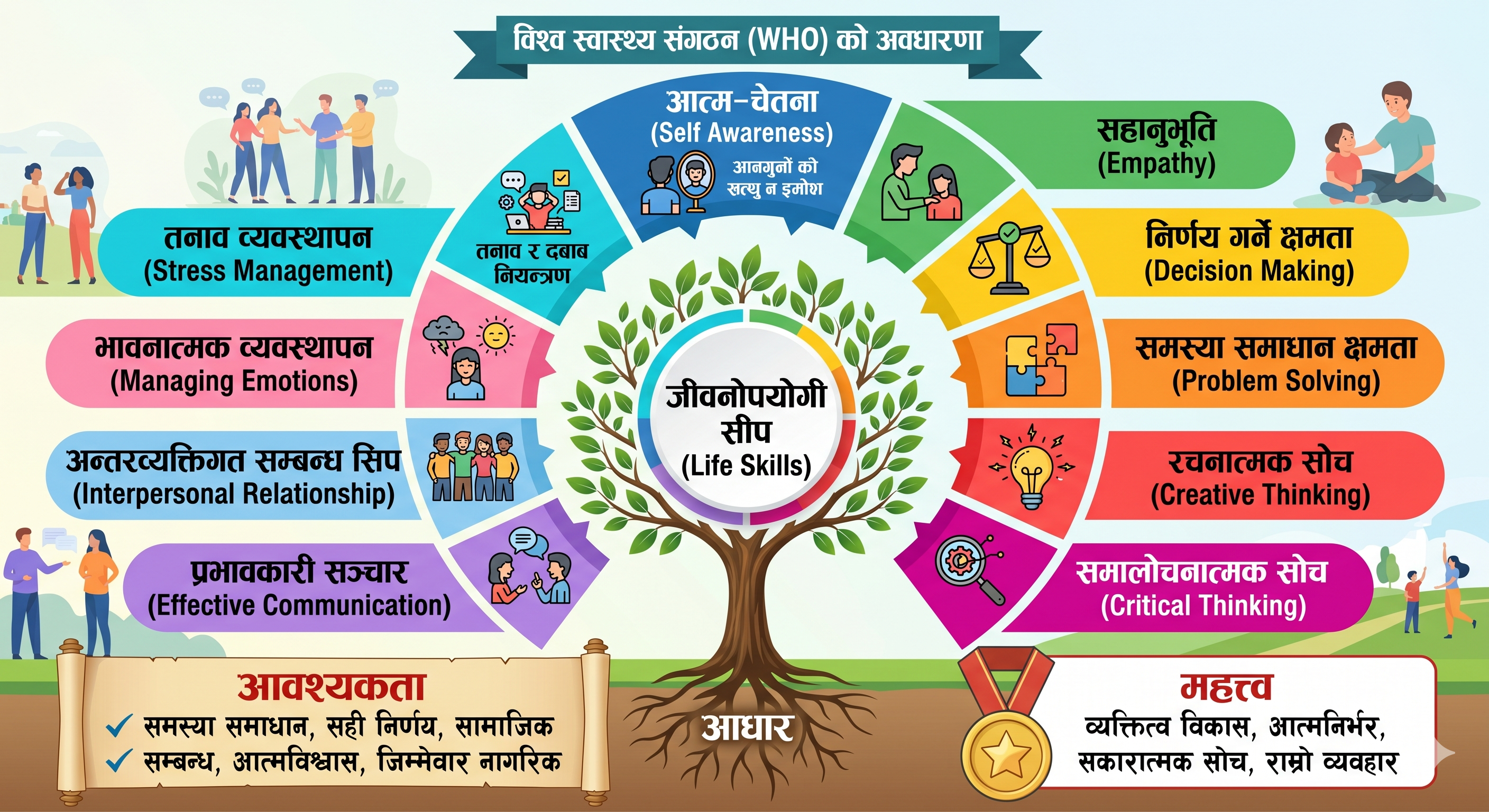Life Skills Illustration