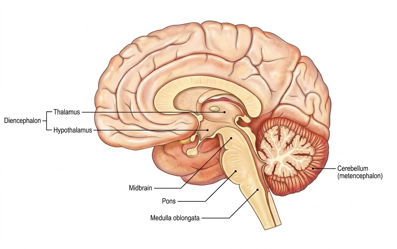 Parts of the brain